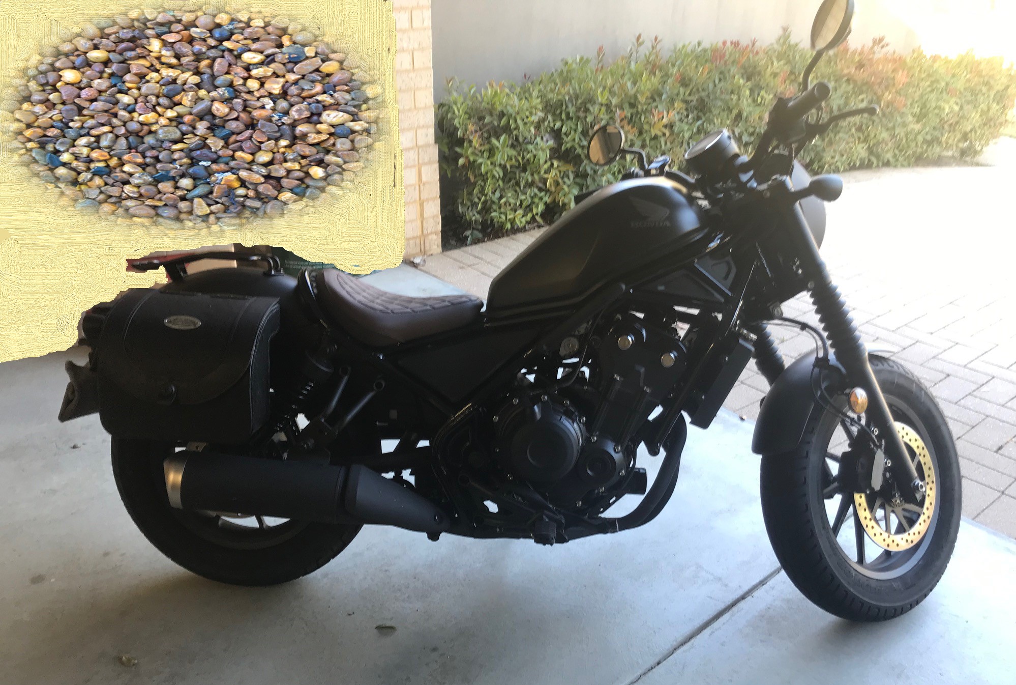 honda rebel 500 swingarm bag emilsandhu