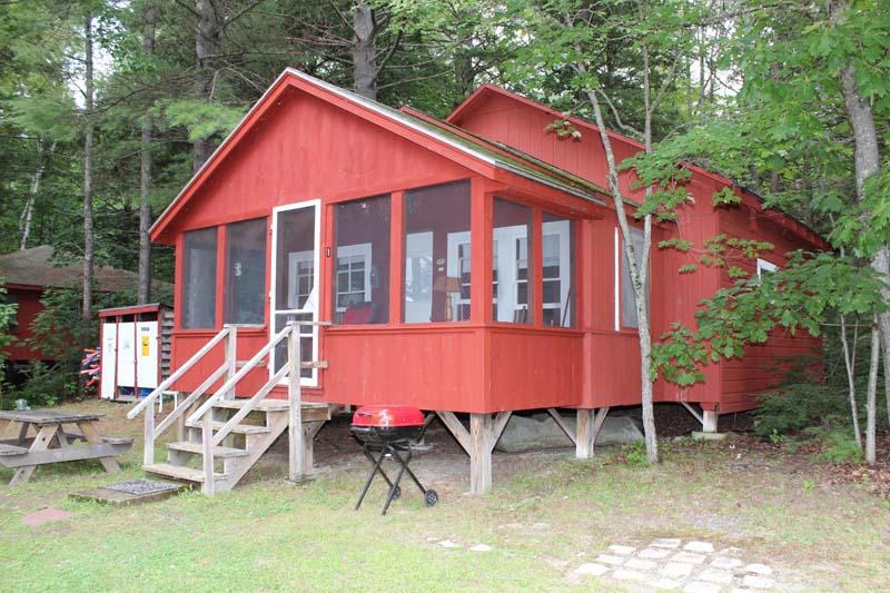 Camp 2 Sunset View Maine Cabin Rentals at Sadulsky's Camps