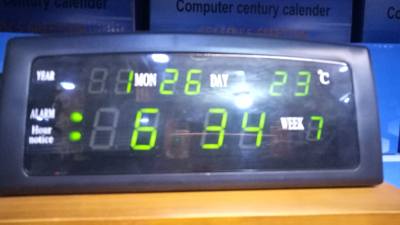 Multi Feature Digital Clock Saeed Brothers Electronics