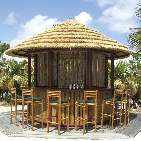 Thatched Umbrella Concession Stand Kits