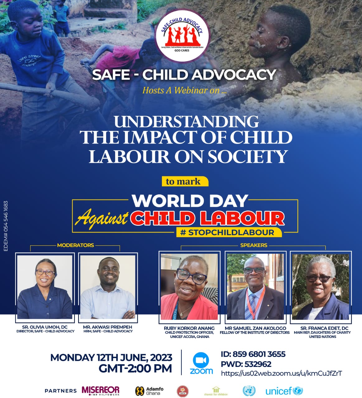 inar World Day Against Child Labour SafeChild Advocacy