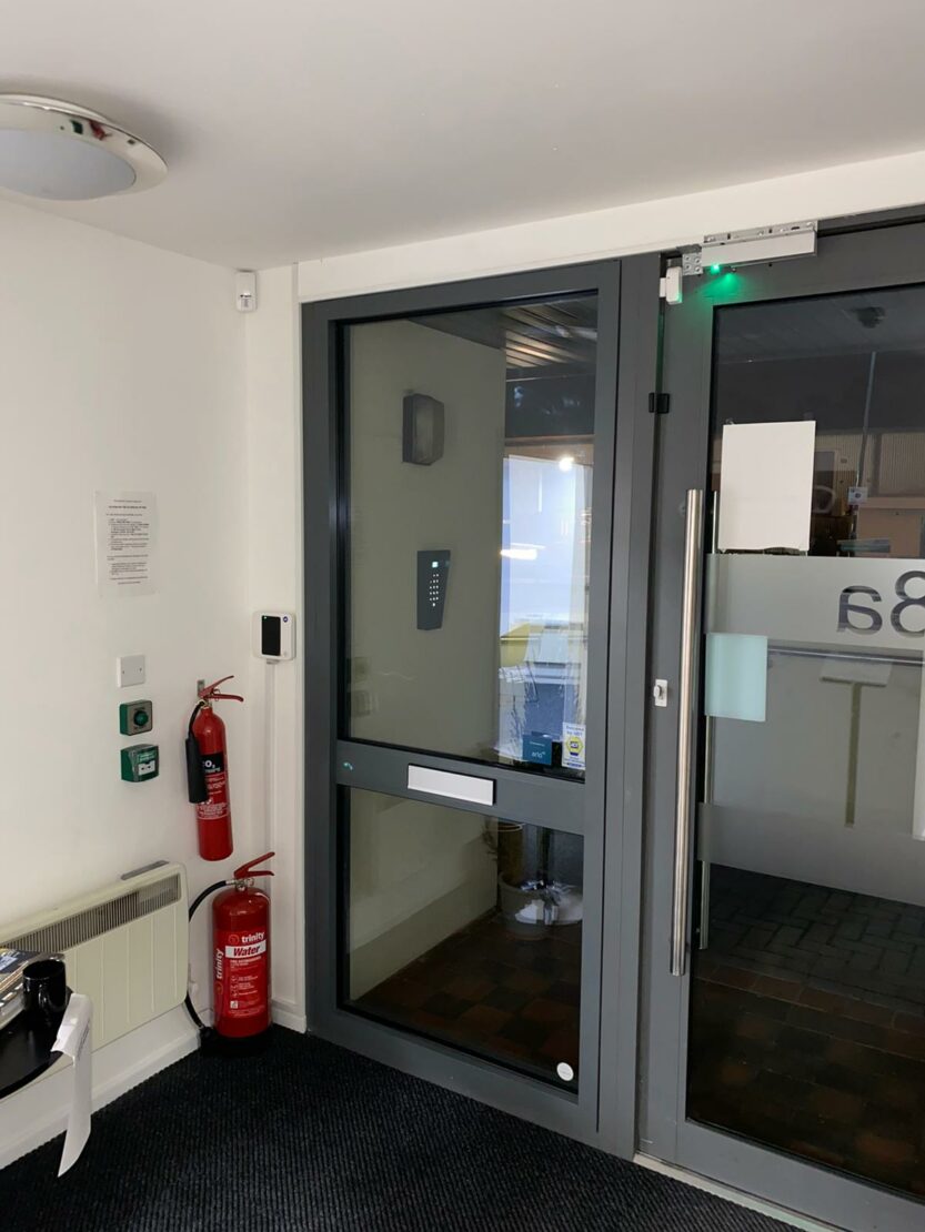 Car Dealership Security Case Study Paxton Net2 Door Entry