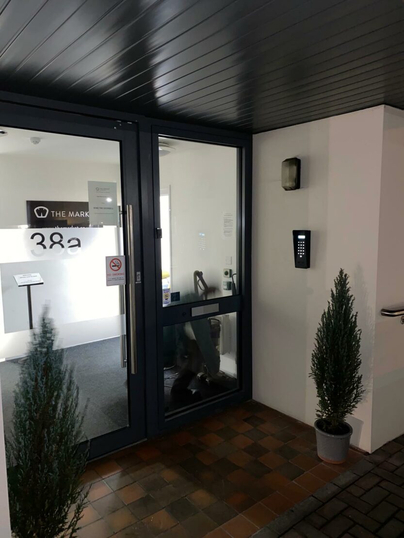 Car Dealership Security Case Study Paxton Net2 Door Entry
