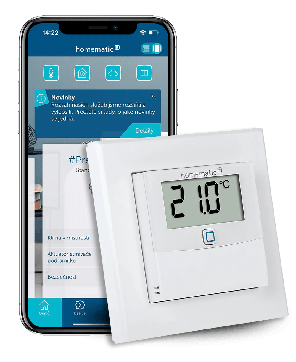 Temperature and humidity sensor with display - indoor HmIP-STHD - SAFE