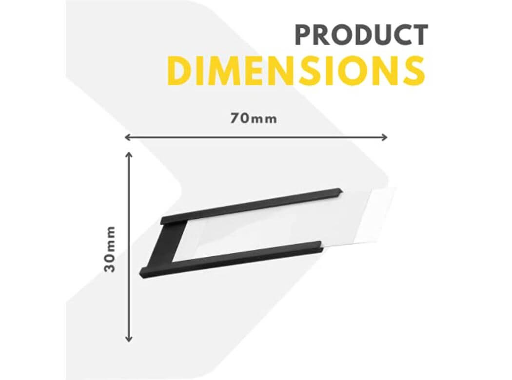 Label Holders 70mm Long Ticket Holders Safe Industrial