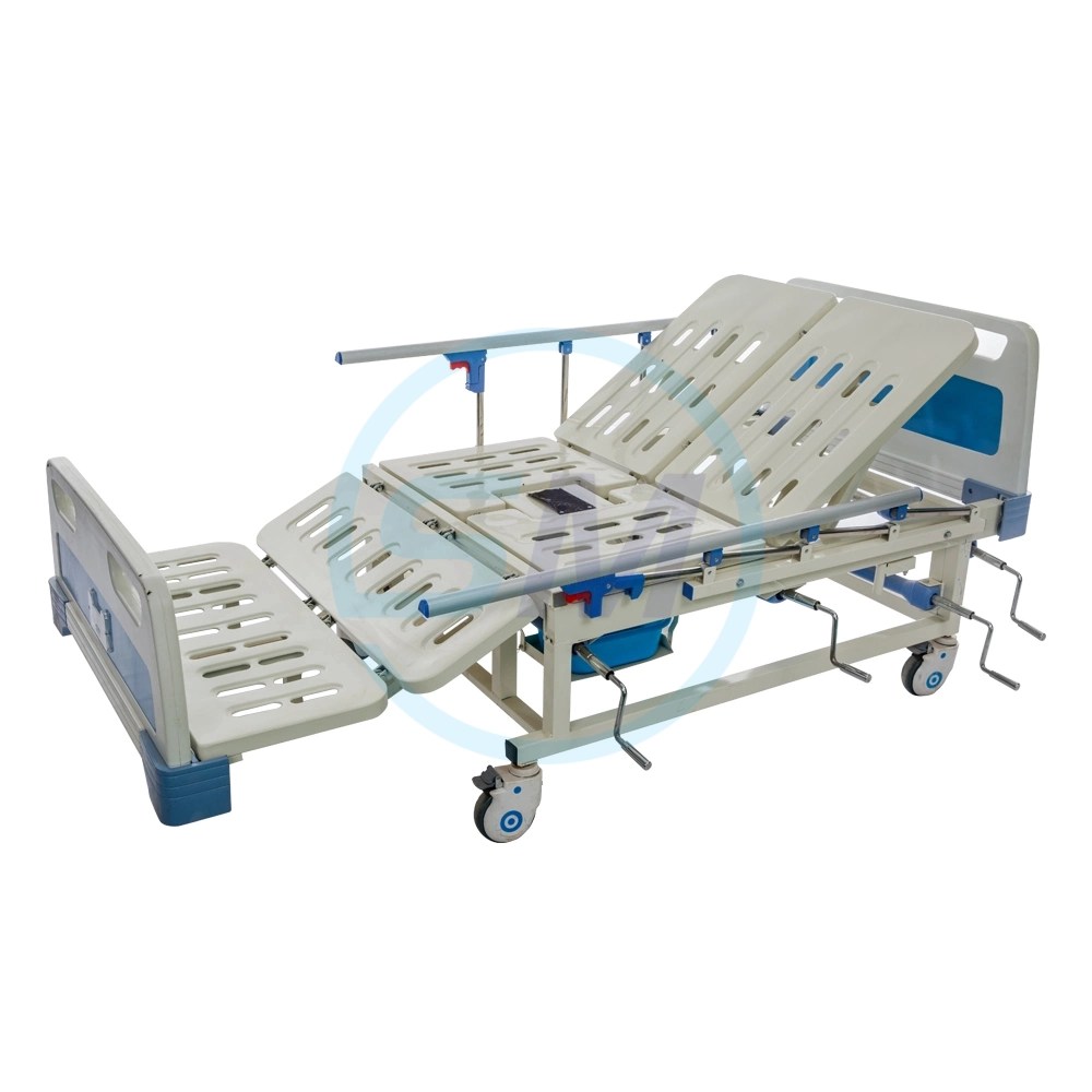 Paralysis Patient Manual 5 Function Hospital Bed with Toilet SafeMed
