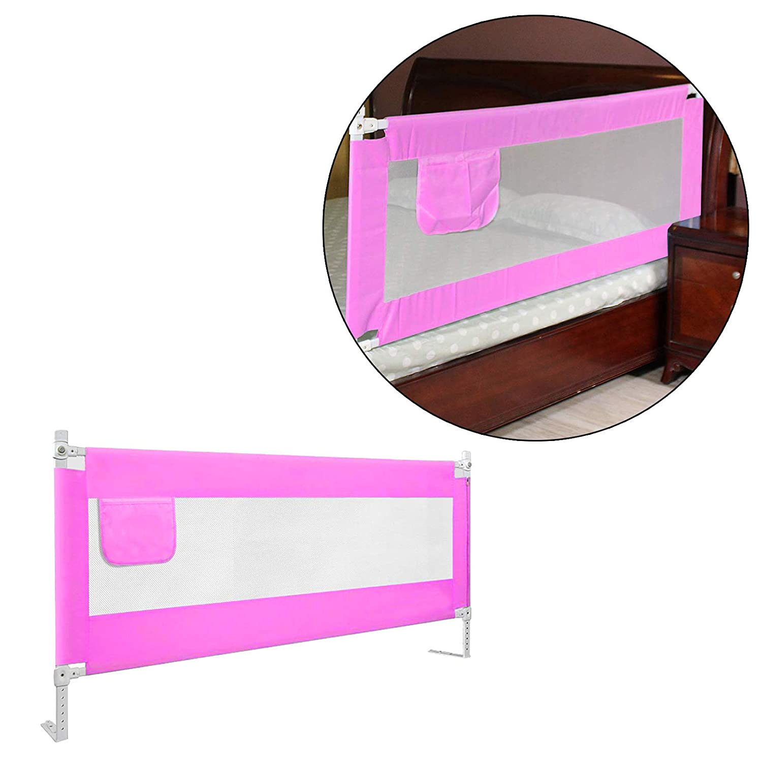 SafeOKid Baby Fall Safety Bed Rails Safest Plain Bed Rail/Guard