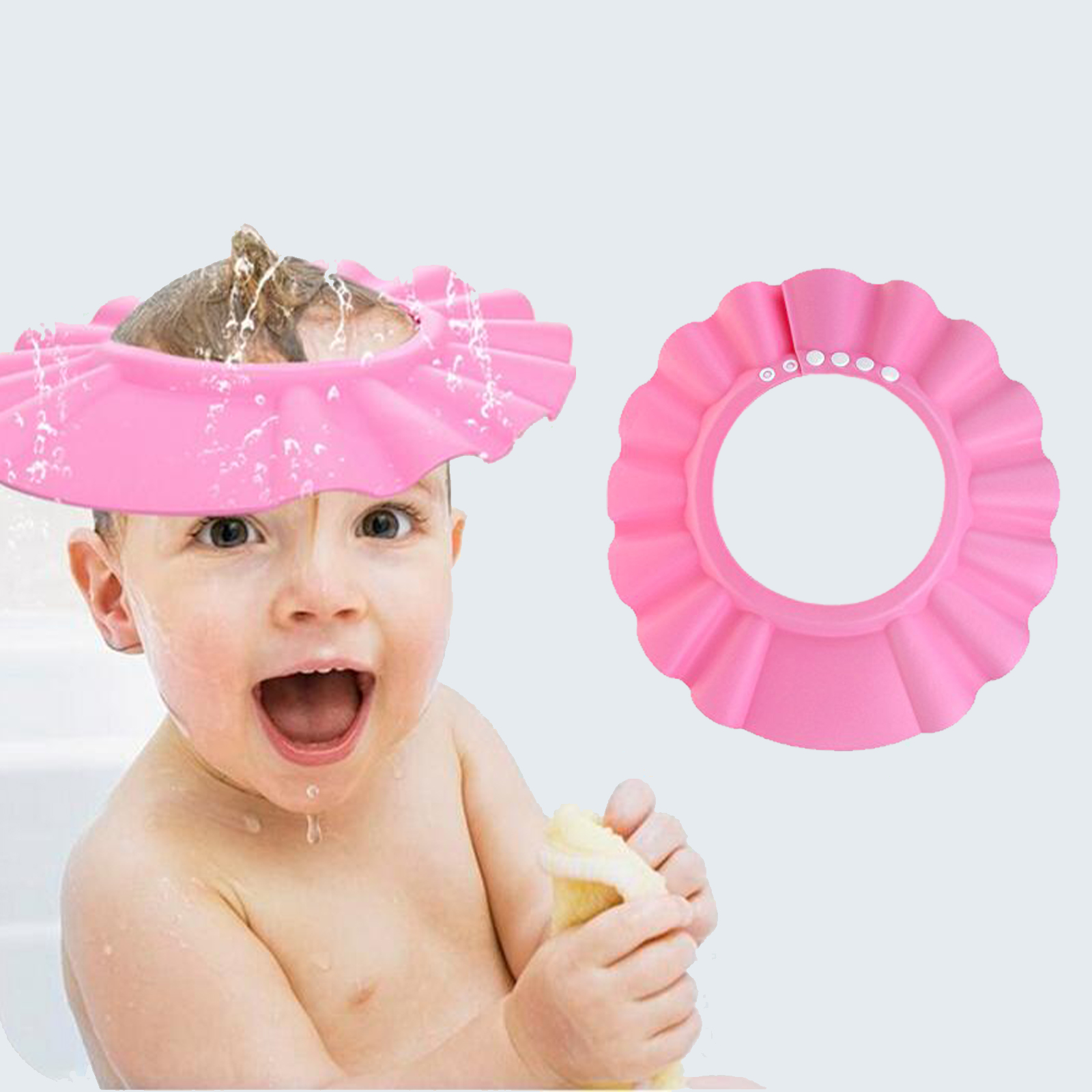SafeOKid Eye Safety Round Shape Shampoo Hats For Infection Free