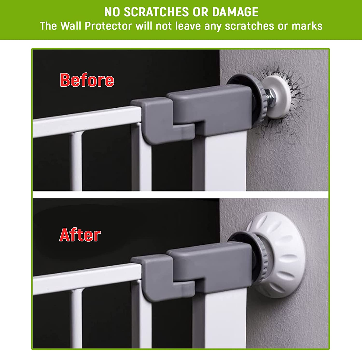 SafeOKid Wall Protector/ Bumper Guards for Baby Safety Gate Baby