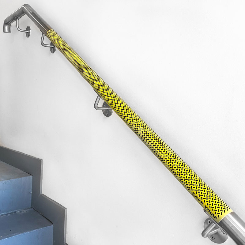 SAFE WRAP™ Antibacterial Hand Rail Wrap SAFEPAD™ Canada