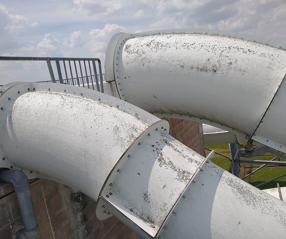 Splash Valley Water Park Kankakee, Illinois Safe Slide Restoration