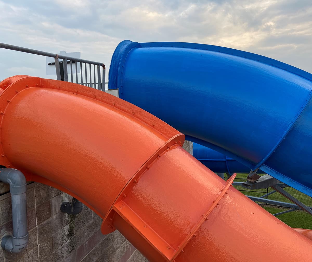 Splash Valley Water Park Kankakee, Illinois Safe Slide Restoration