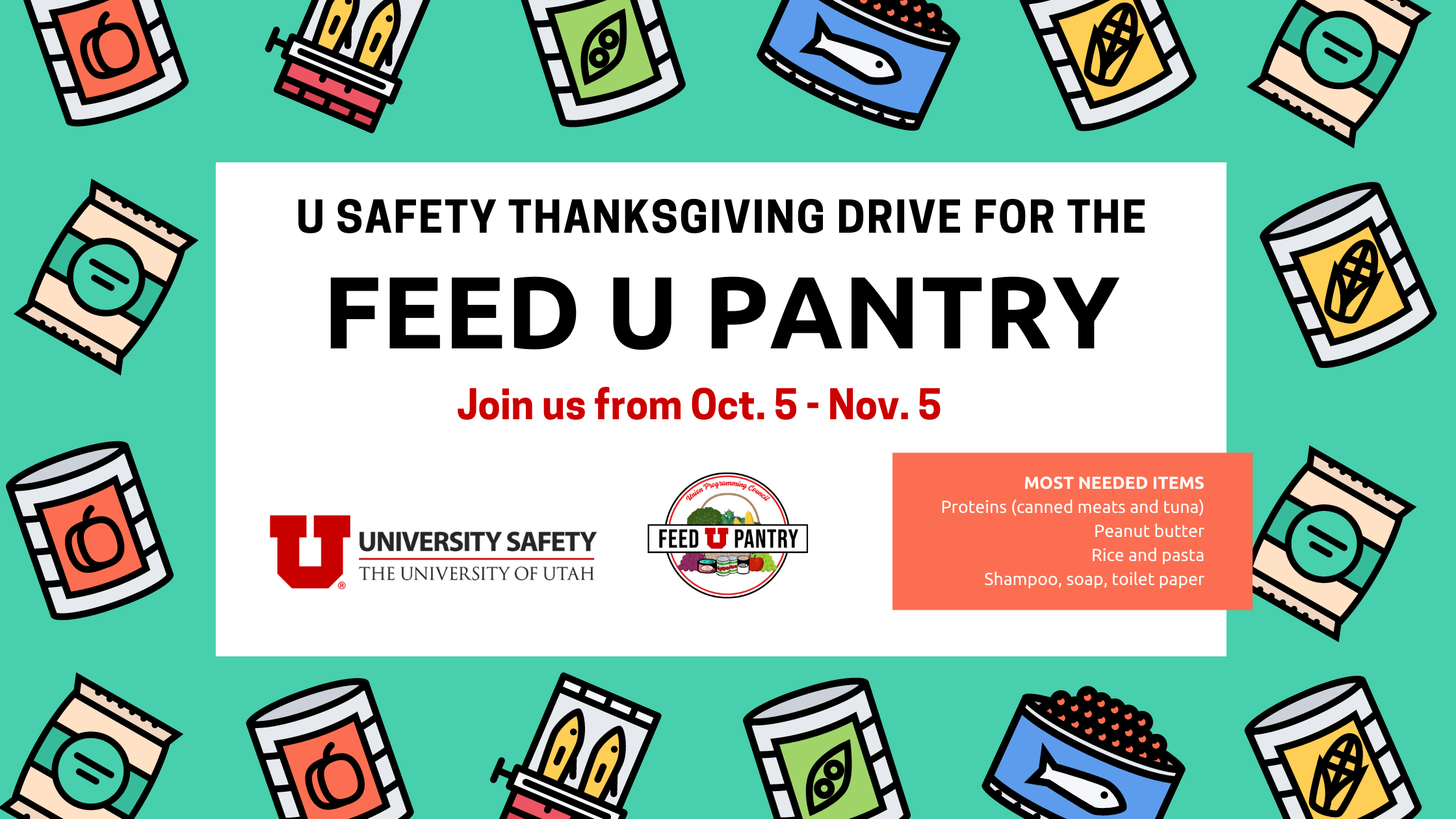 University of Utah Safety Department hosts second Thanksgiving Drive