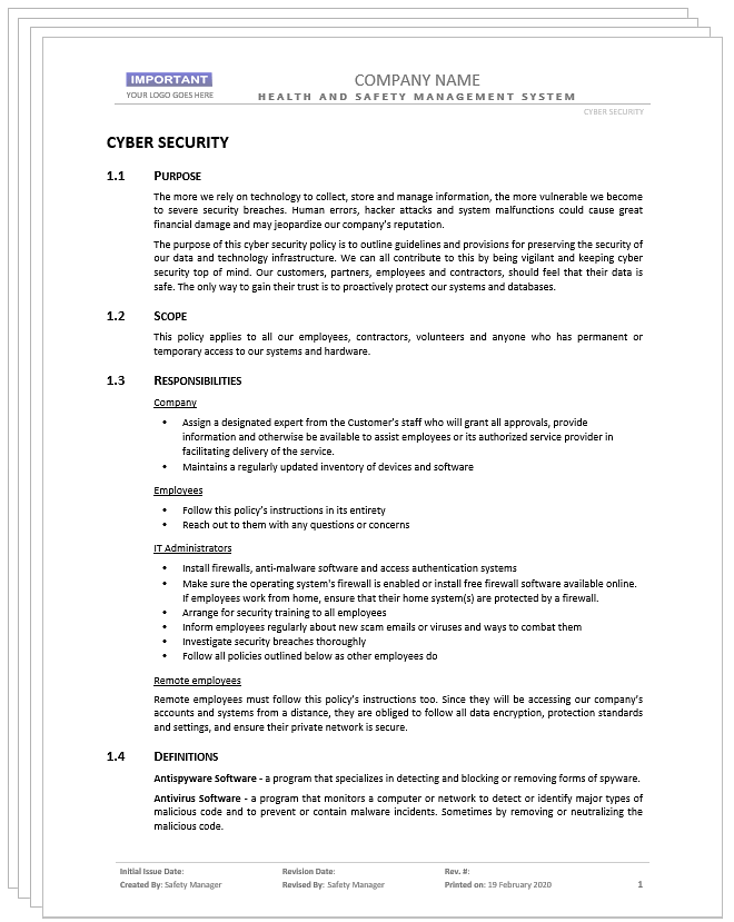 Cyber Security Safety2Go
