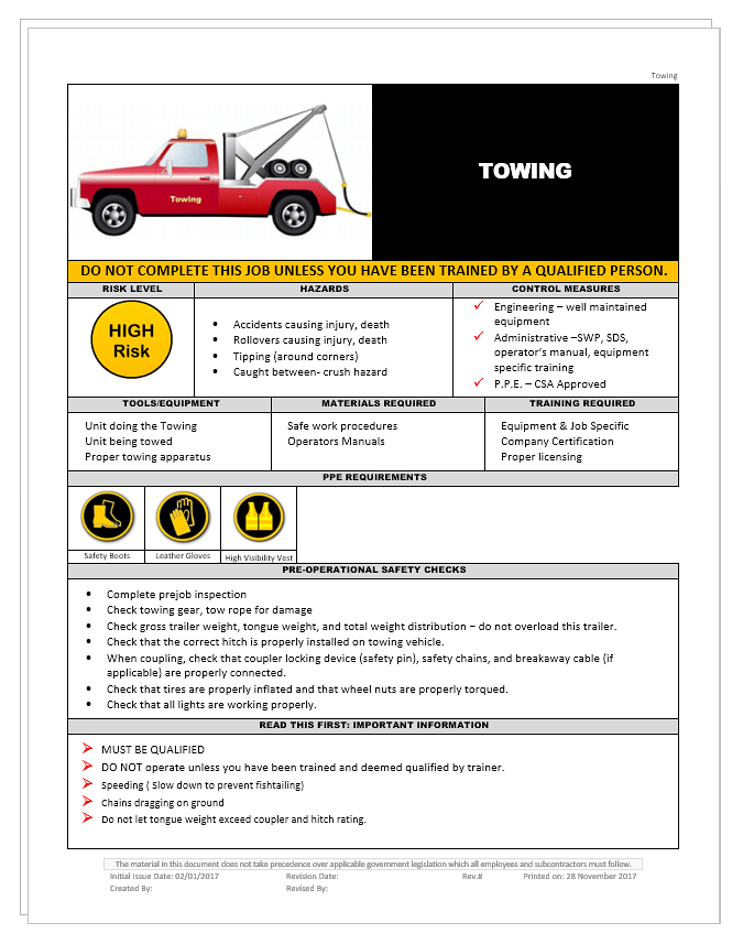 Towing Safety2Go