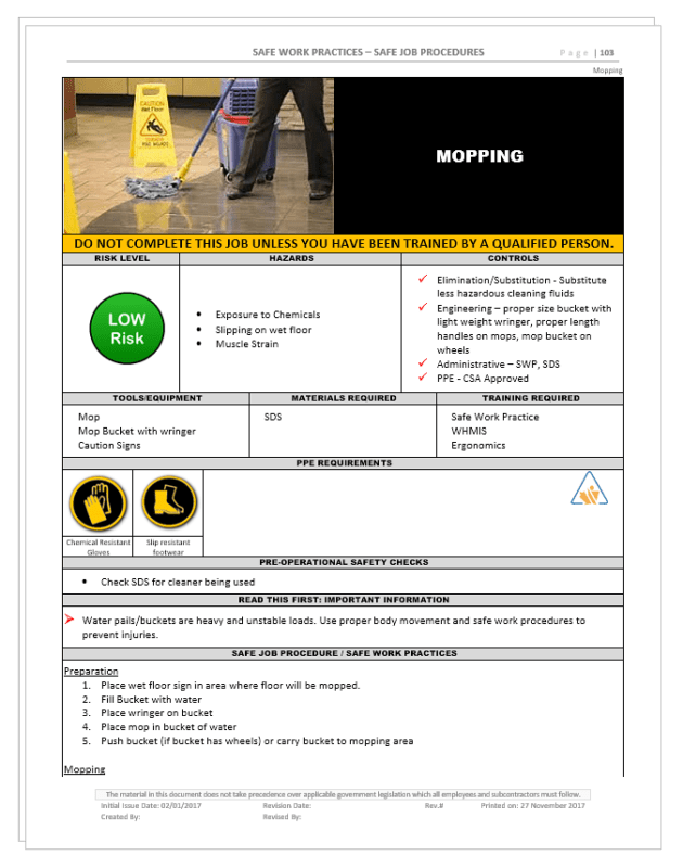 Mopping Safety2Go