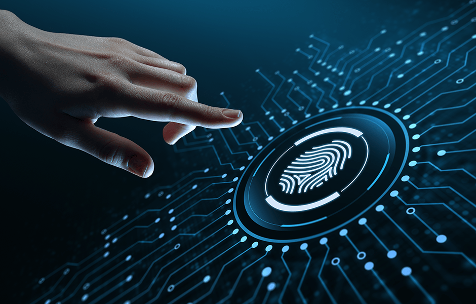 Why do companies use biometric access control and authentication