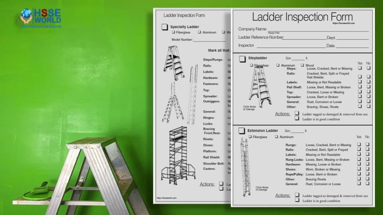 Ladder Inspection Checklist Template