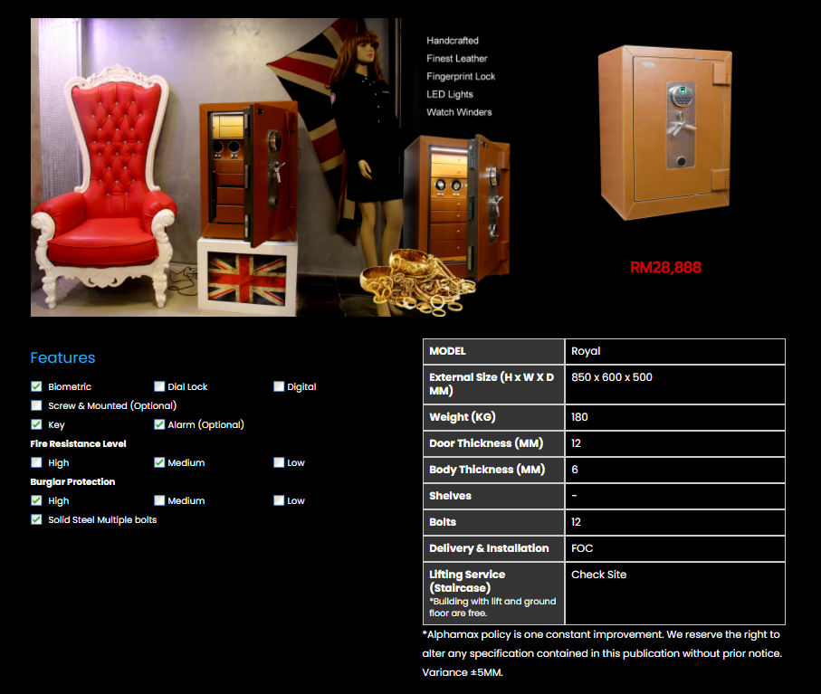 Safety Box Home Safety Box Safe Deposit Box Malaysia