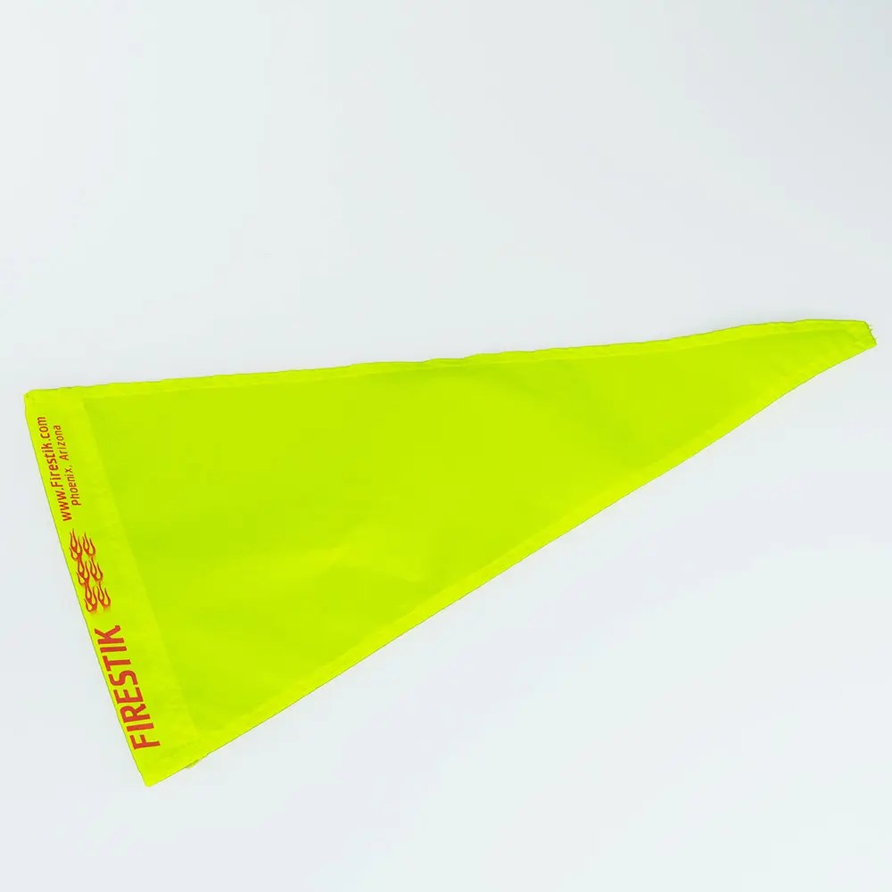 Safety Flag Triangle Pennant Yellow Safety Flags