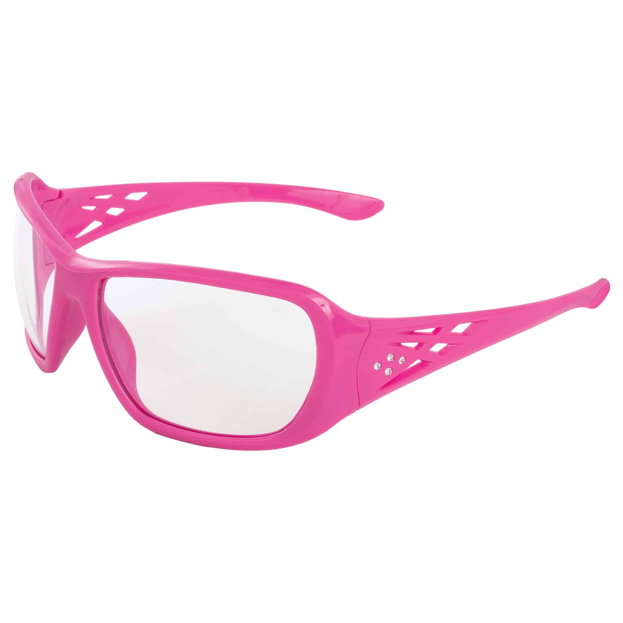 Girl Power at Work Rose ANSI Rated Safety Glasses Box/12