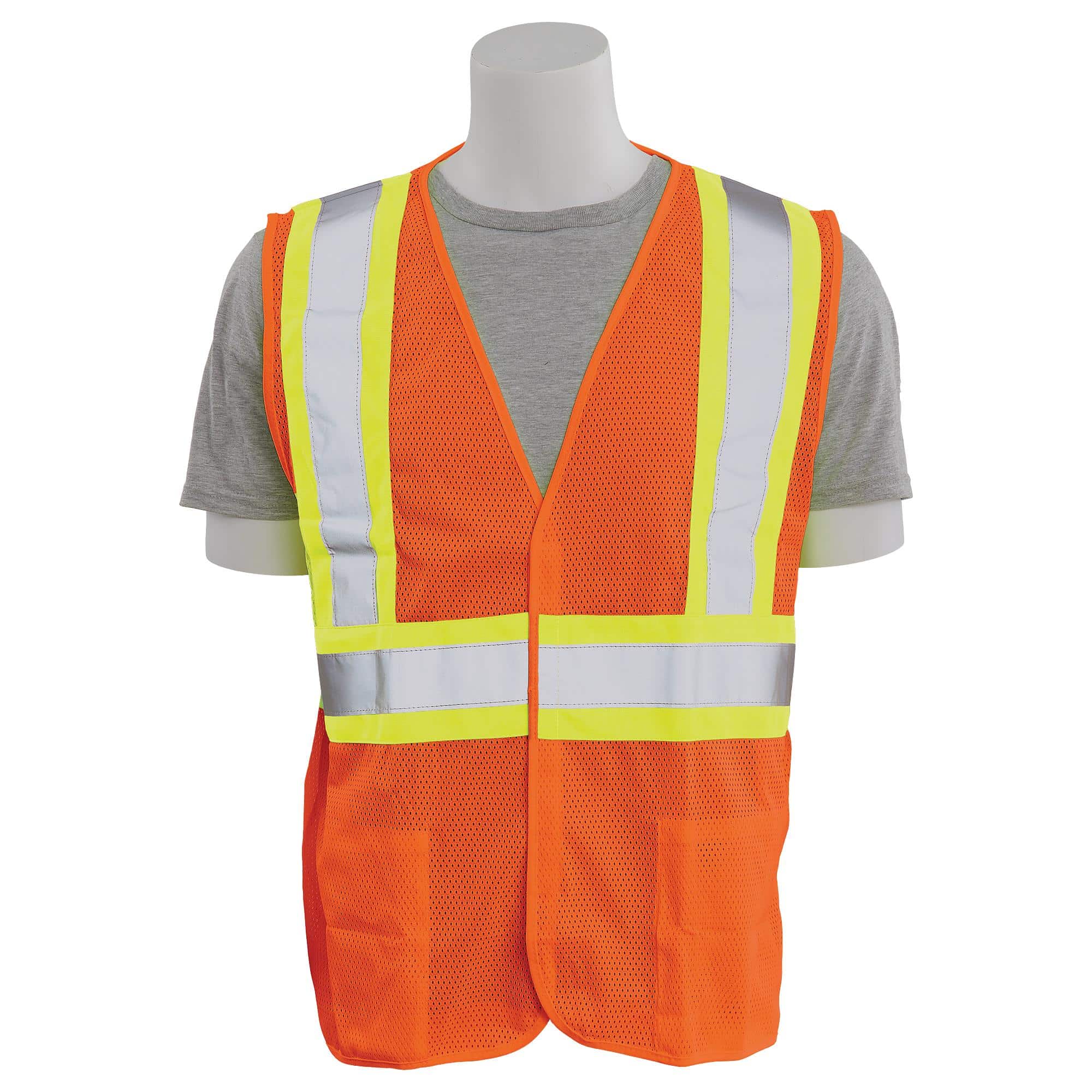 Aware Wear S382T Class 2 Mesh ANSI Rated Safety Vest with Contrasting