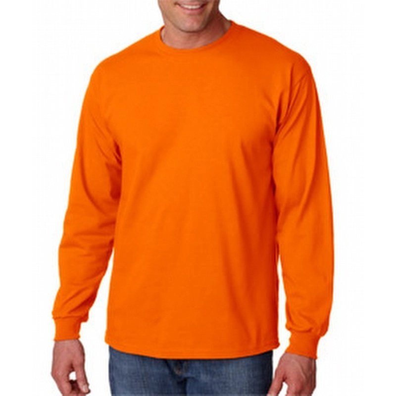 Safety Orange Long Sleeve Shirt SafetyMart North Carolina