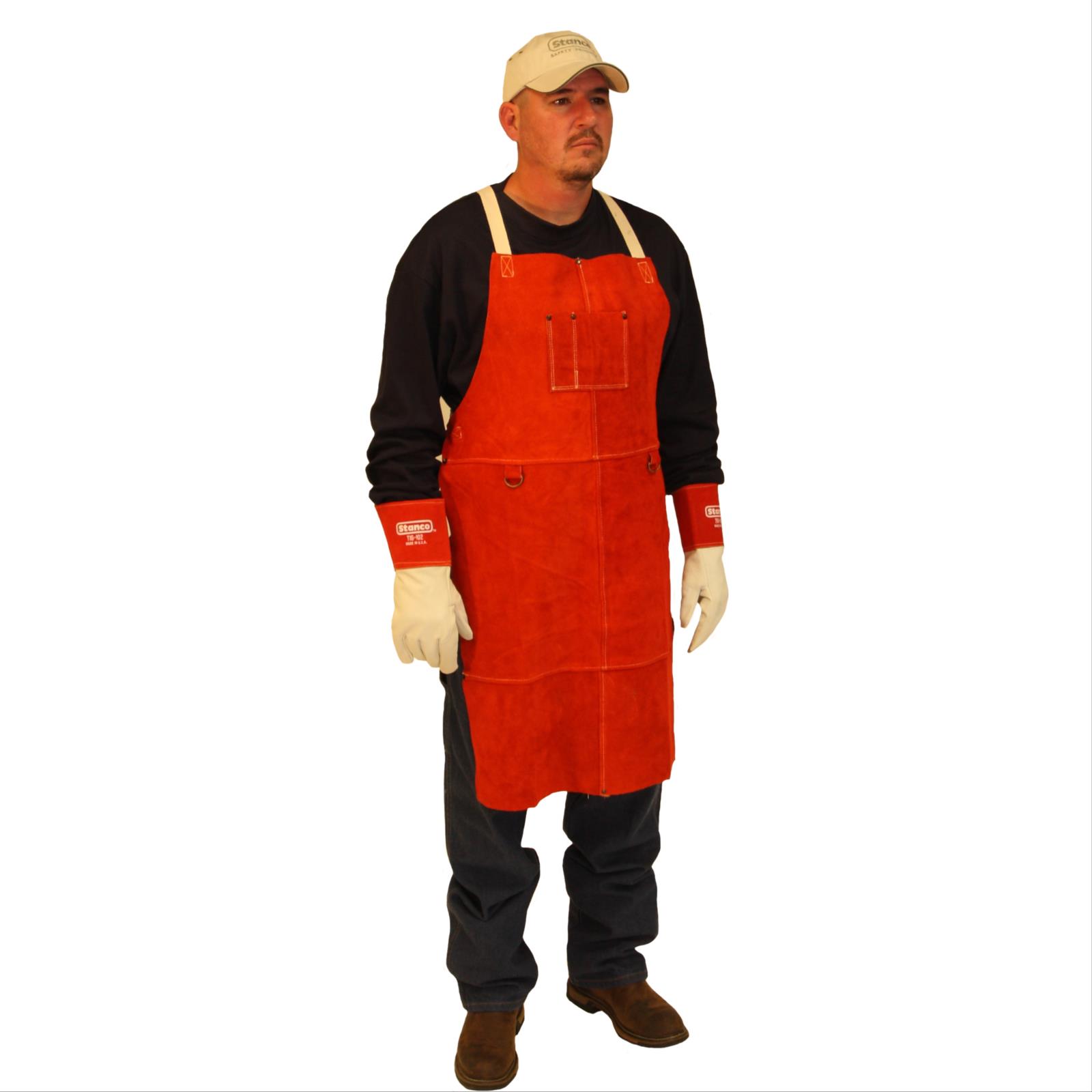 High Quality Welding Leather Aprons L236B Price in Doha Qatar safetywares