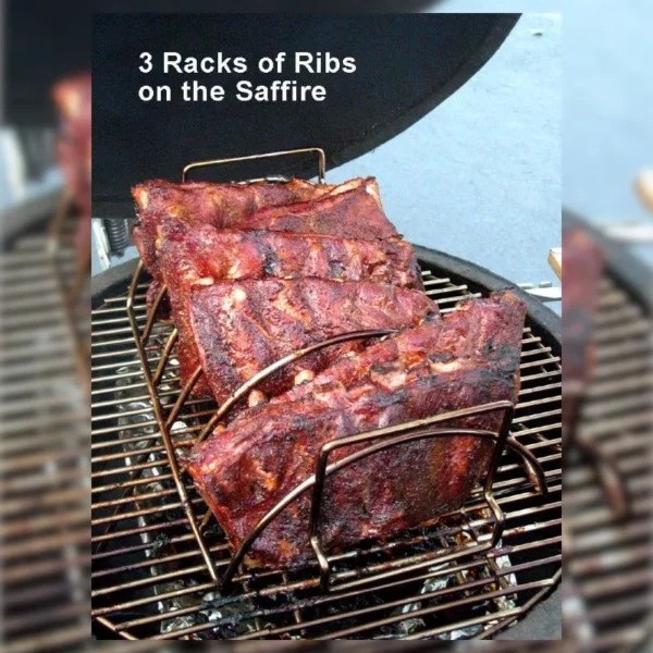 Rib/Roast Rack Stainless Steel Large/XL Saffire Grills