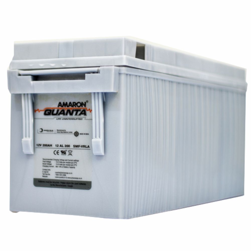 Amaron Quanta 200AH SMF Battery Saffron Engineering
