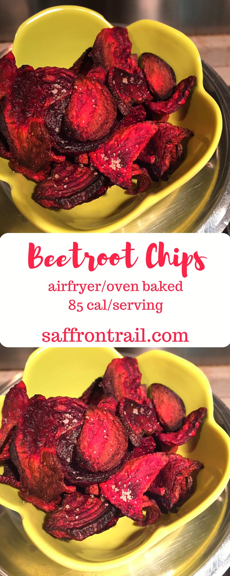 Beetroot Chips Saffron Trail