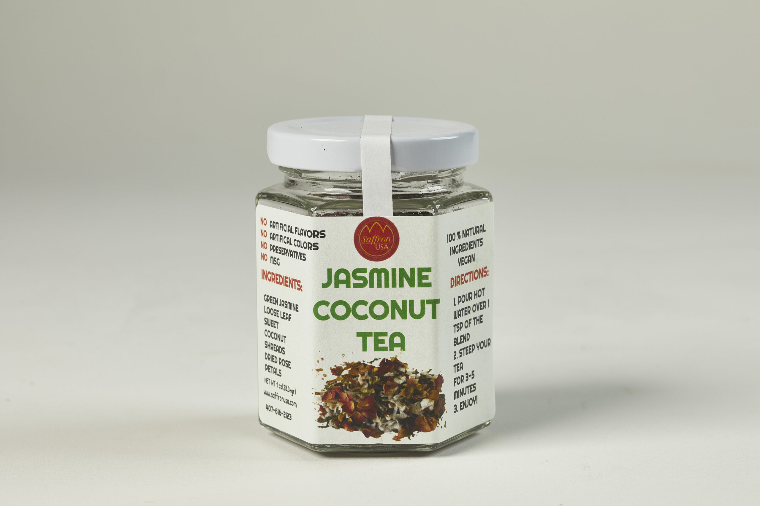 Jasmine Coconut Tea Saffronusa