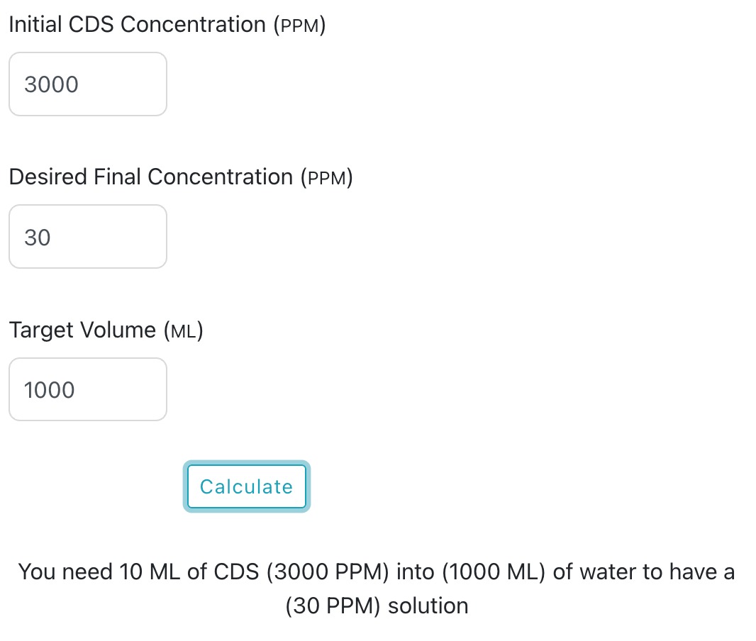 Safrax Calculator Safrax Chlorine Dioxide Calculator