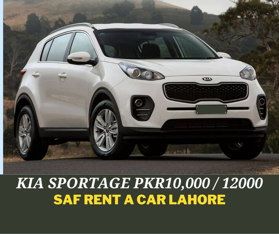 Kia Sportage rent in Lahore 03042795250