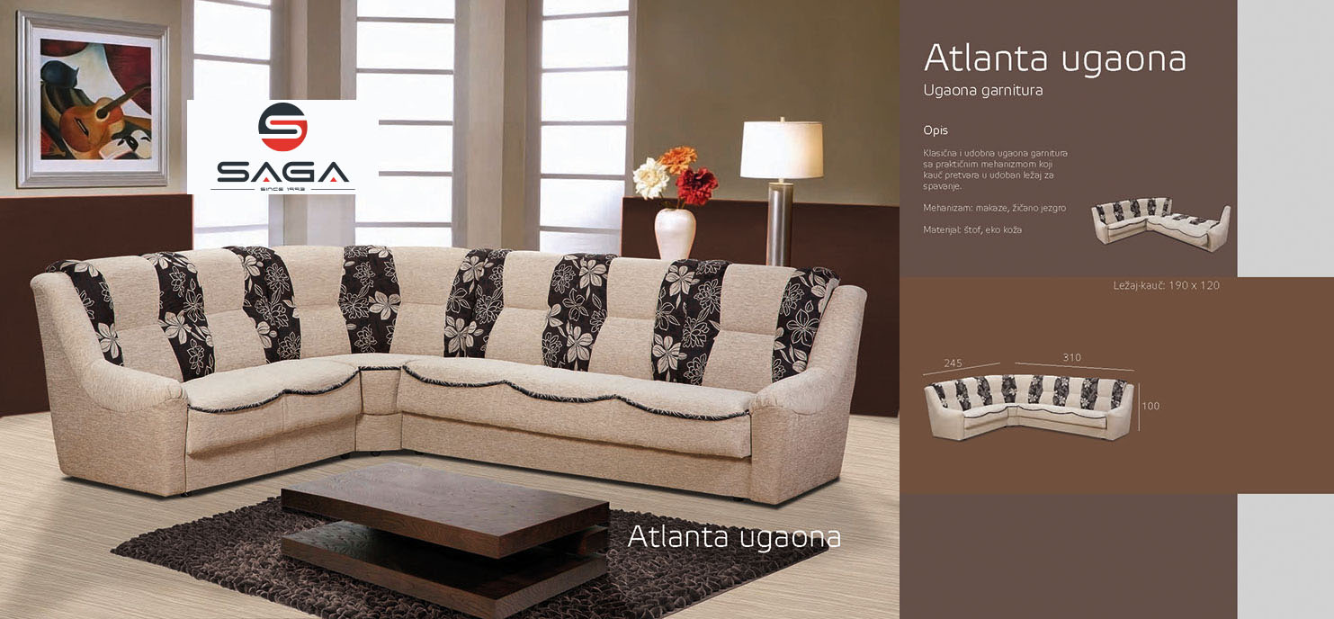 ugaone garniture, trosedi, dvosedi, salon namestaja, namestaj