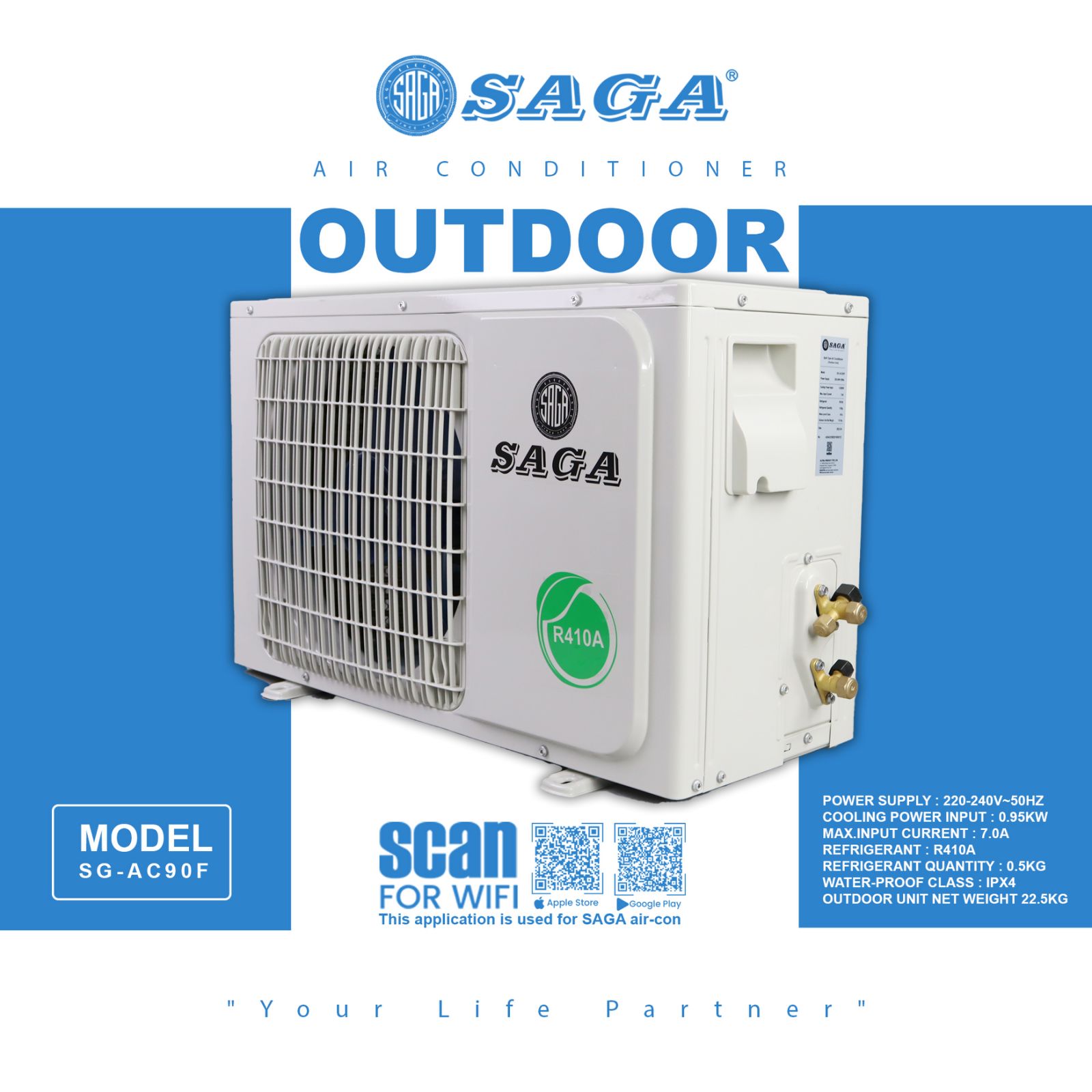 Split Type Air Conditioner(Outdoor Unit)SGAC90F Electronic