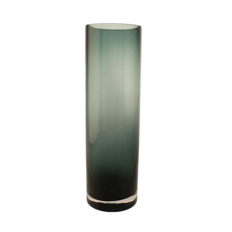 40cm 50 Recycled Glass Cylinder Vase SageDecor