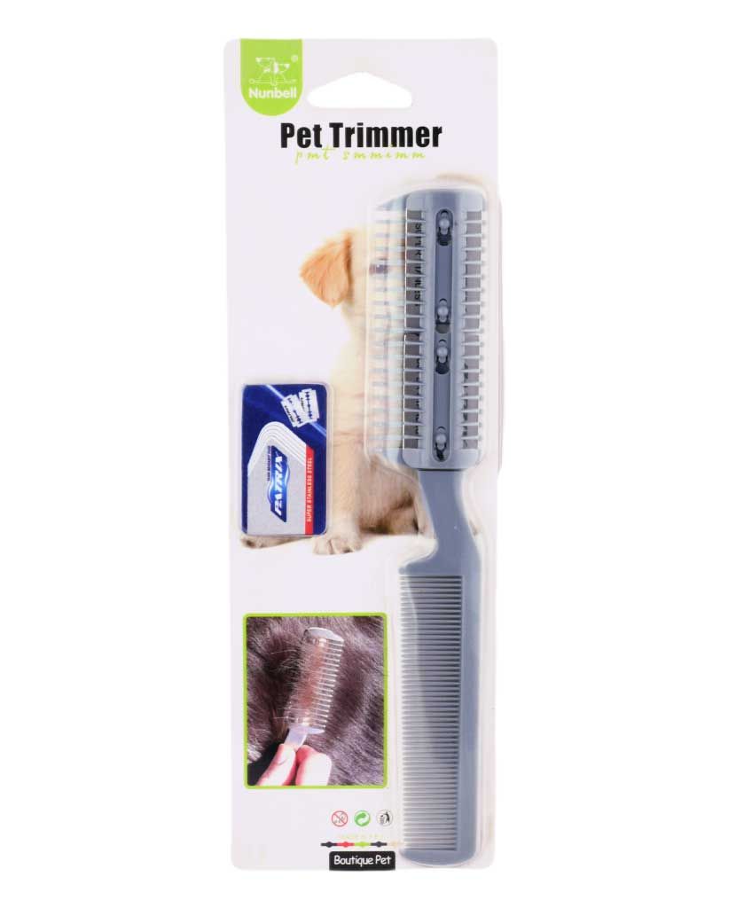 Pet Dog Cat Hair Trimmer With Comb Sagor Mart