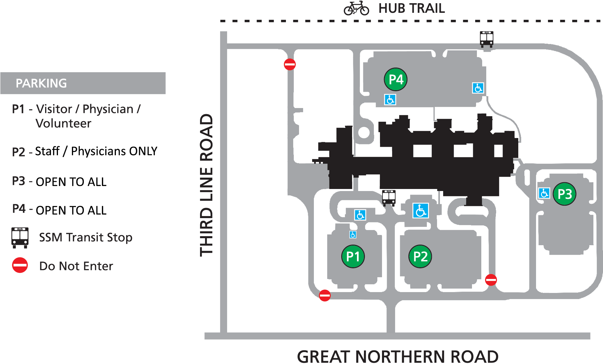 Parking & Transit Services Sault Area Hospital