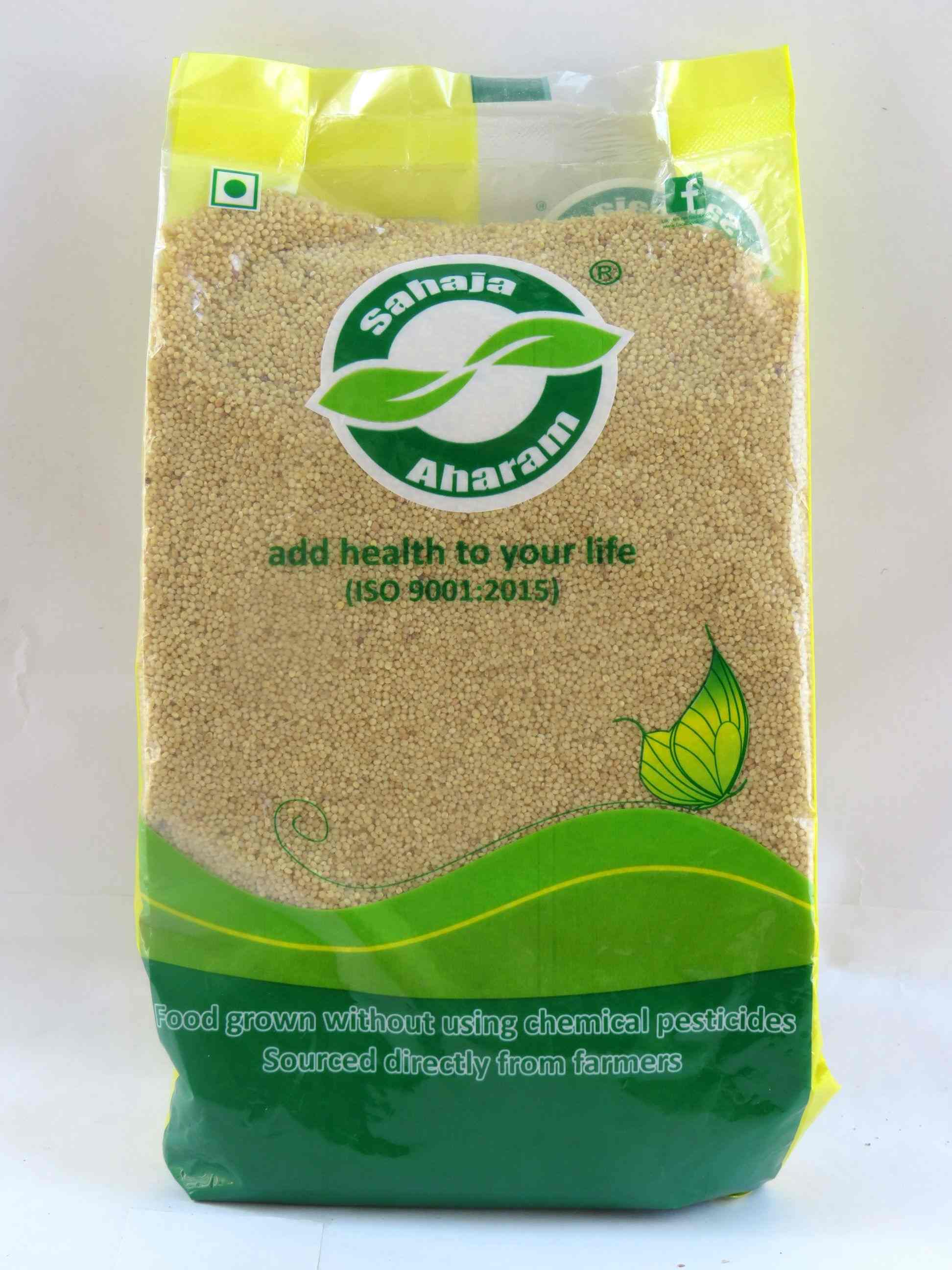Sahaja Aharam Sahaja Foxtail Millet Rice