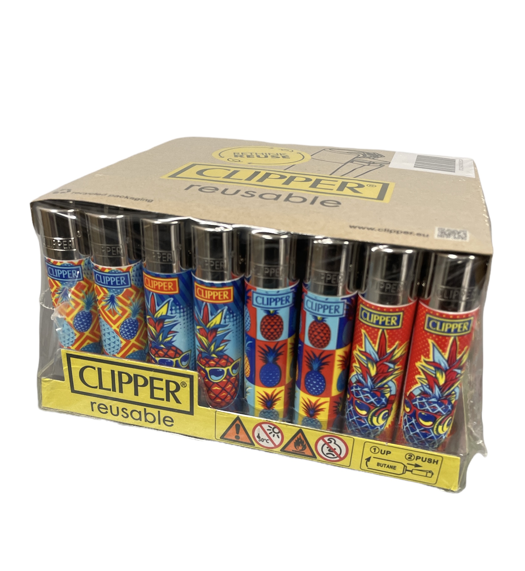 Clipper Lighters Display 48ct Sahara Distribution