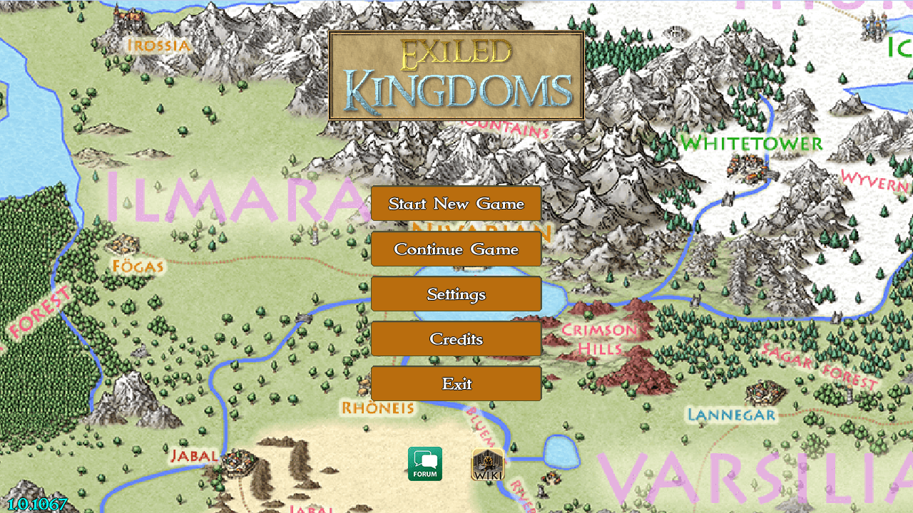 Exiled Kingdoms Maps