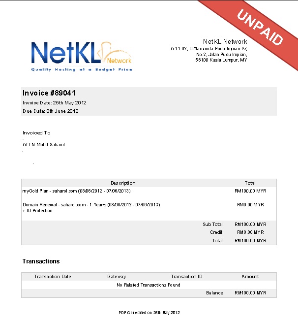 Cara perbaharui / renew domain dan hosting blog (2010