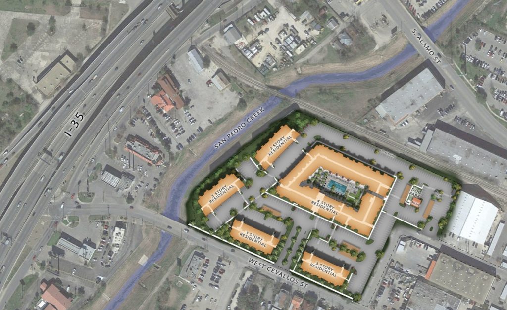 Acero apartment complex on San Pedro Creek receives design approval