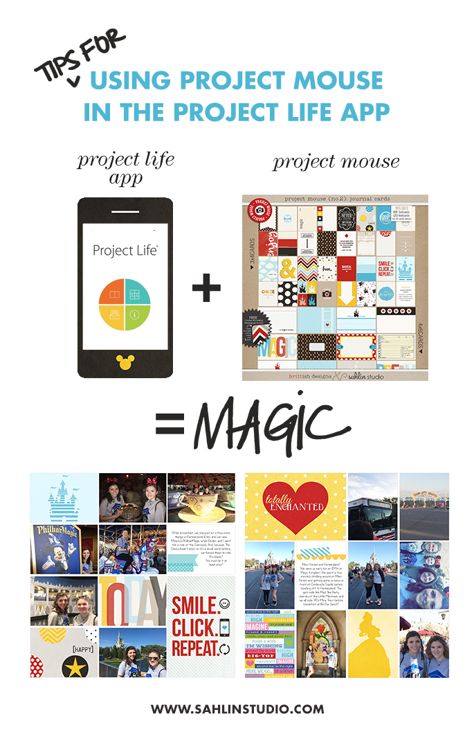 How To Use Digital Cards or Project Mouse in the Project Life® App
