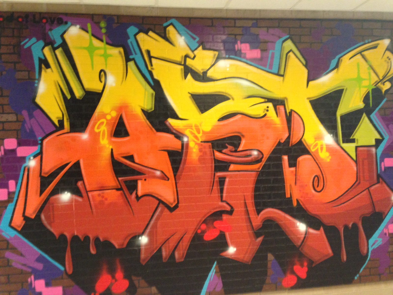 Graffiti mural makes a statement The Pony Express