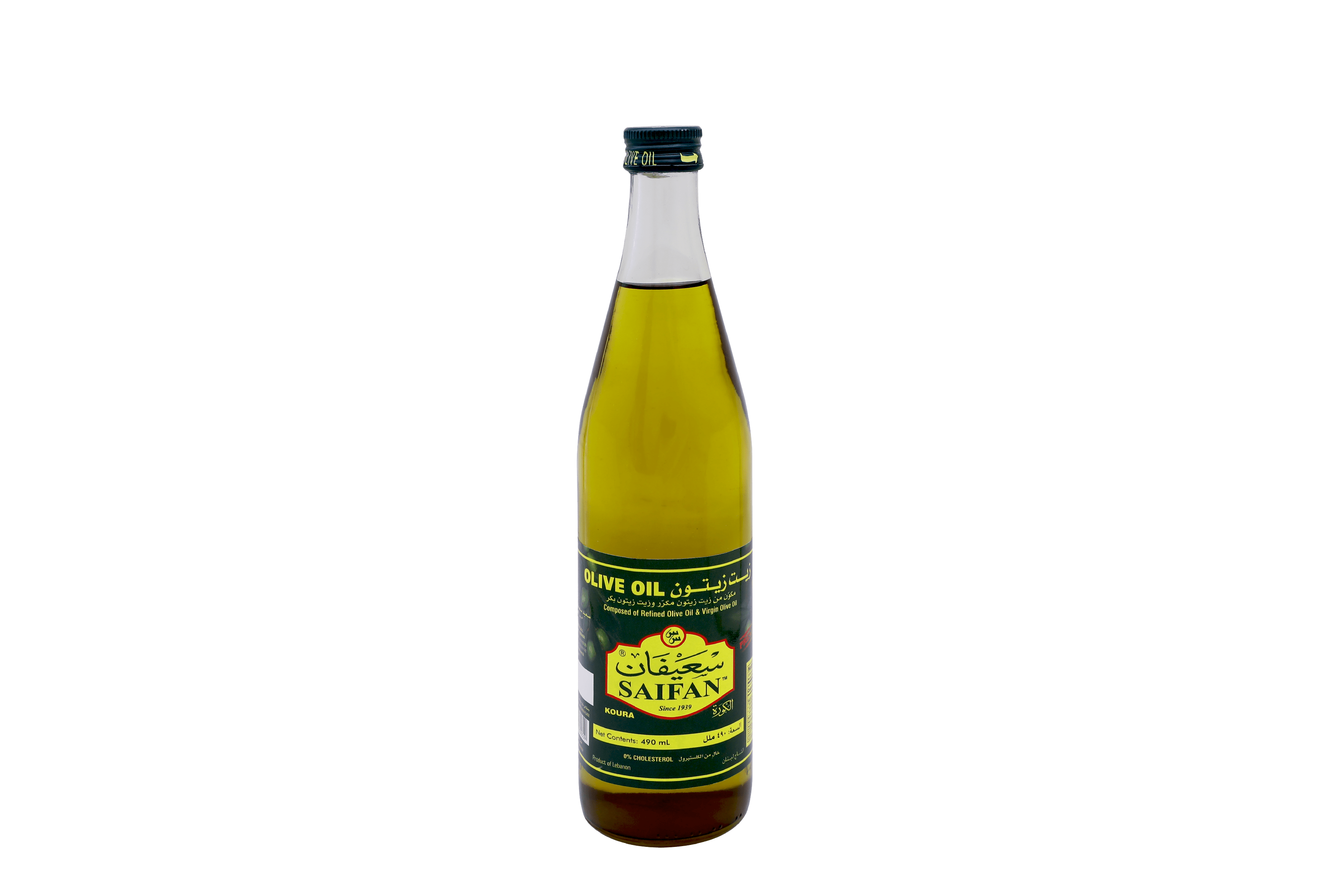 Glass Bottle 490 ml Olive Oil Production