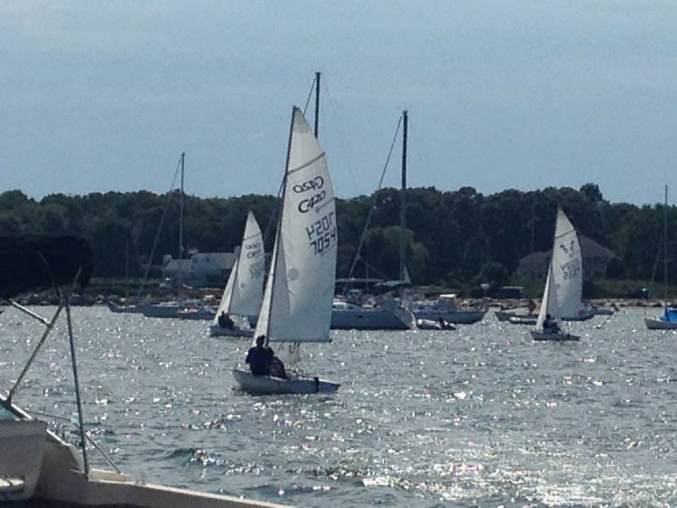 Sailing with Grace Buzzards Bay Regatta in a c420 Sail1Design