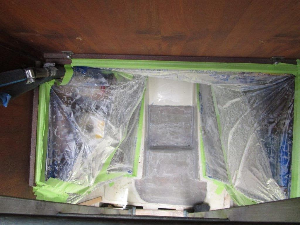 How to repair a fiberglass keel stub