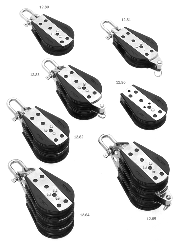 9/16″ Ball Bearing Blocks by Viadana Sail Care